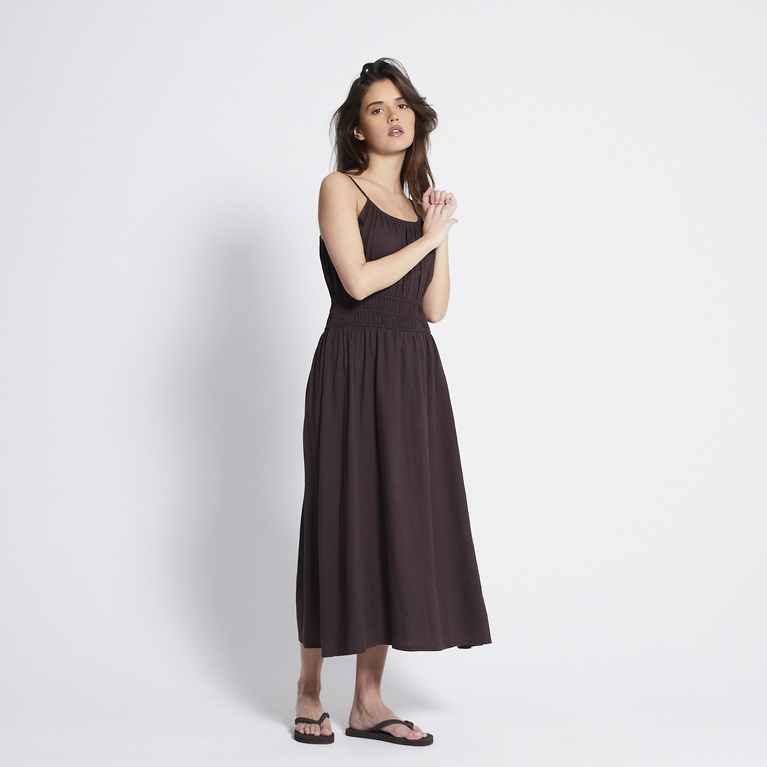 Linen-blend dress "Lillian"